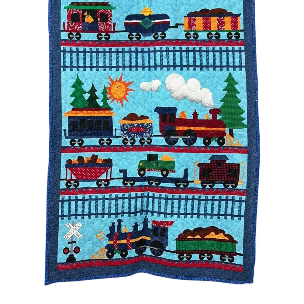 Handmade colorful train